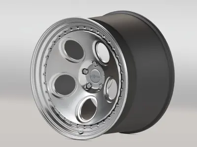 Rotiform DIA Rim Low-poly 3D model