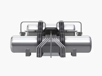 Airlift Performance air suspension kit C Low-poly 3D model