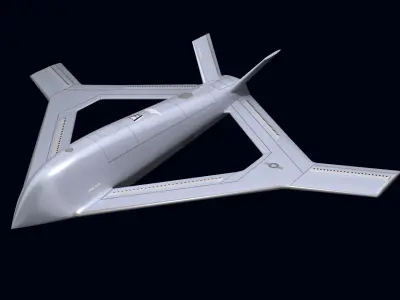 CRANE UCAV 3D model