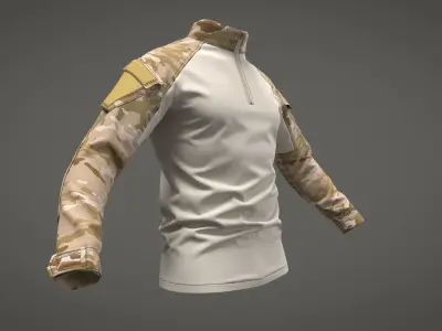 Crye Precision G3 Combat Shirt - Marvelous Designer 3D model