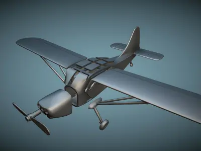 Stinson L-5 Sentinel - 3D Printable Model 3D print model