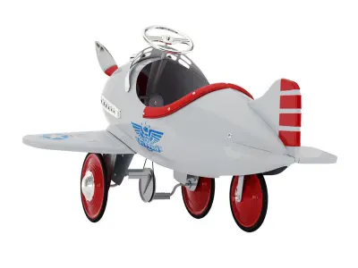 Kids pedal plane Murray Pursuit 3D model