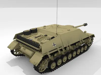 Jagdpanzer IV L48 3D model