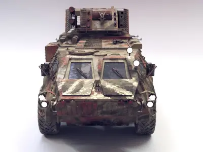 BTR-4 Armoured personnel carrier 3D model