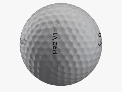 Golf Ball Titleist Pro V1 3D model