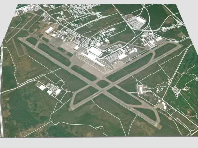 Ottawa Macdonald-Cartier International Airport 3D model
