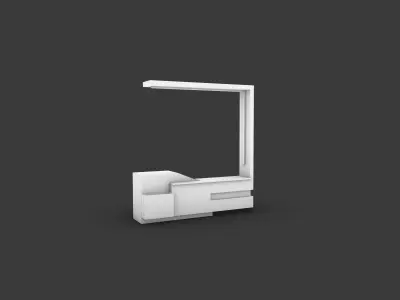 Information desk Free 3D model