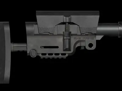 AB Arms Urban Sniper Stock Low-poly 3D model