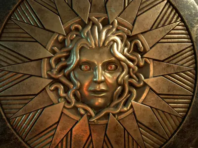 fans work Magic Change Wonder Woman Shield Aegis Shield 3D model