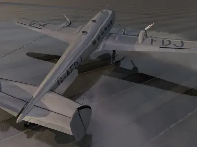 DeHavilland DH-91 Albatross 3D model