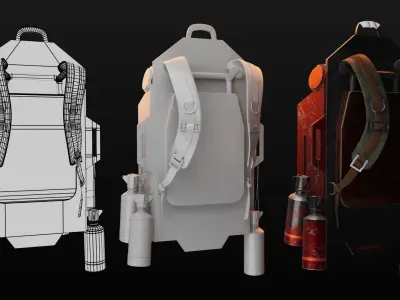 Exterminador Free low-poly 3D model