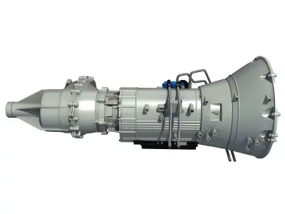 Ram Transmission Of Dodge 3D model