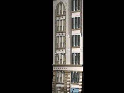 NYC Historical Buildings Facades 3D model