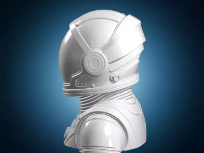 Space Explorer Helmet 3D print model