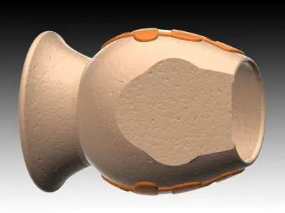 Aquarium-ornaments Octopus-pot -Anemone fish- Free 3D print model