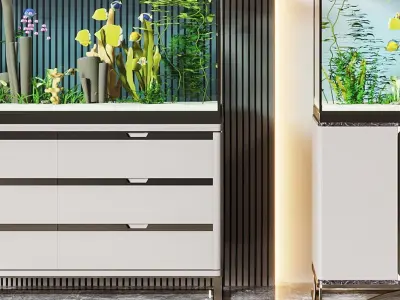 Modern tank fish 3D model