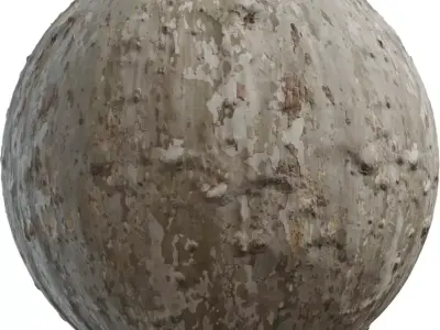 Weathered Camouflage Peeling Paint PBR Texture 4K Texture