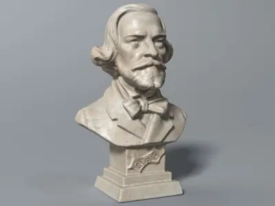 Verdi Bust 3D model