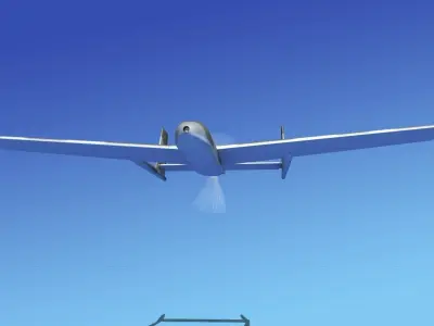 Mohajer 3 Drone V03 3D model