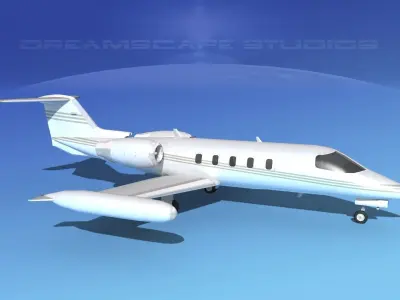 Gates Learjet 35 V15 3D model