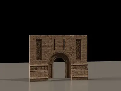 Fantasy Castle Kitbash Set 3D model
