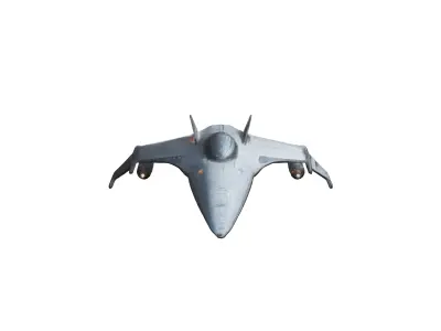 scifi space ship 3D model