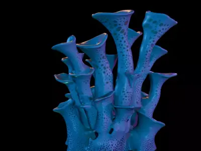 Tropical Coral Pack Free low-poly 3D model