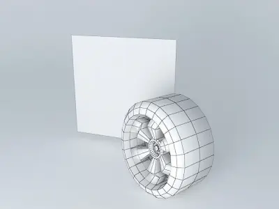  Wheels tyre NEG Free 3D model