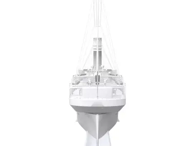 RMS Republic Low-poly 3D model
