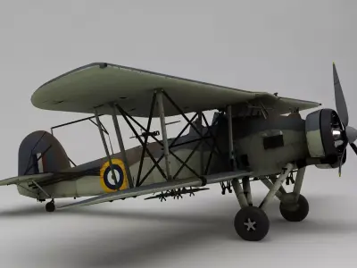 Swordfish MK1 1934 3D model
