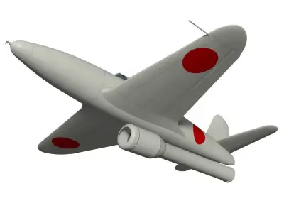 kawanishi baika type3 3D model