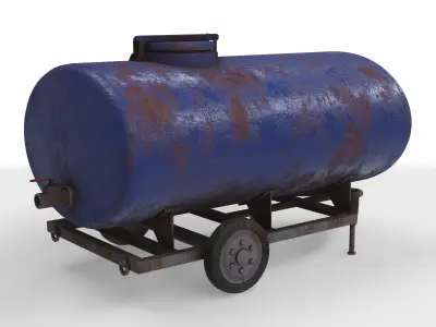 trailer tank 3D model