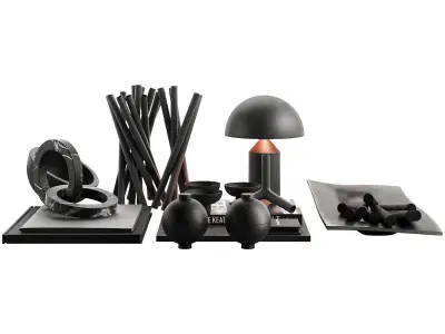 024 BLACK decorative pack PART 1 3D model