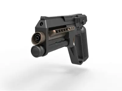 SFX Foosh Gun from the movie The Sixth Day 2000 3D model