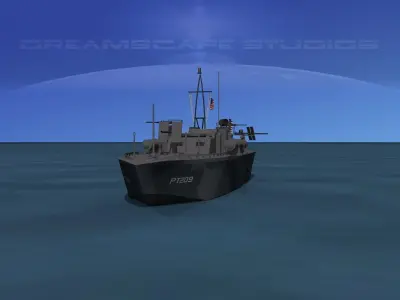Elco PT Boat PT-209 3D model