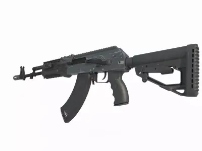 Modern Weapons Rifles new AK 3D model