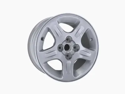 Nissan Sentra 1998 15 OEM wheel Low-poly 3D model
