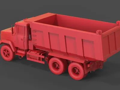 Kraz 65055 3D print model