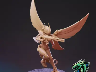 Galaxy Elves - Female Vengeful Wasps Pose 4 3D print model