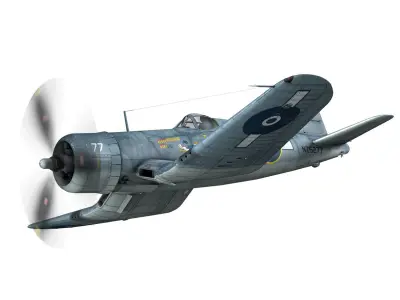 Vought F4U-1A - NZ5277 3D model