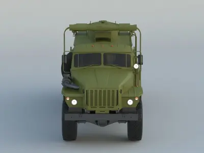 Ural-4320 Tanker 3D model