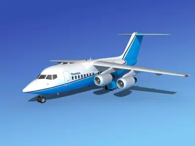 BAe 146-100 Thornton 3D model