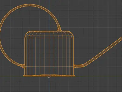 WATERING METAL CAN 3D model