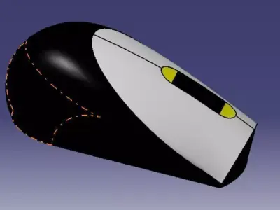 Mouse computer 3D model