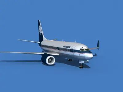 Boeing 737 MAX 7 Aero Peru 3D model