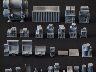 BF-1J Base Props 15mm 3D print model