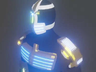 Ninja cyber 3D model