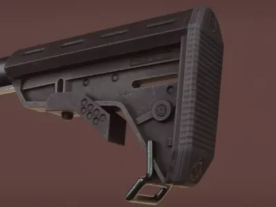 AR15 - Modular Pack Low-poly 3D model