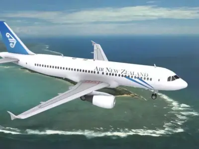 Airbus A320 Air New Zealand 3D model