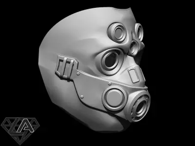 TitanFall 2 Pilot Sci fi mask 3D print model